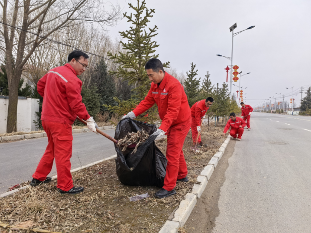 采油一厂开展学雷锋志愿服务活动